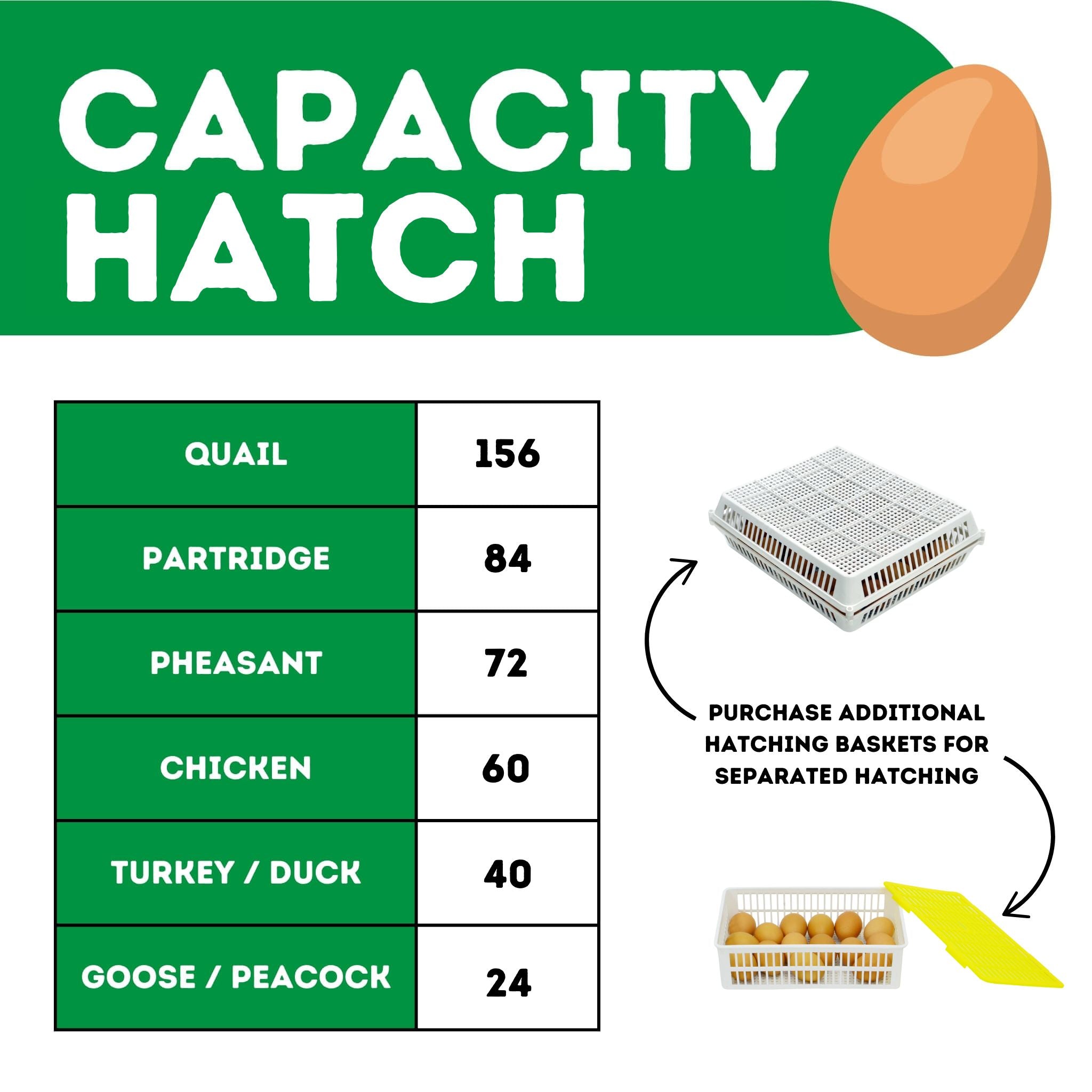 CT60 H - Egg Incubator - Hatcher Only
